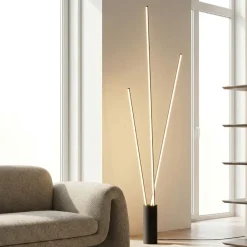 Lampade Da Terra-Selezionato da Mazzolaluce Piantana design moderna led 60w 3000k steli orientabili
