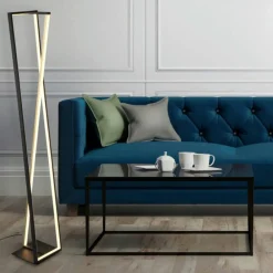 Lampade Da Terra-Selezionato da Mazzolaluce Piantana design moderna nera oro led 2300k 3000k 4000k dimmerabile