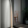 Lampade Da Terra-Fabas Luce Piantana in legno design moderna led 35w 3000k cordoba