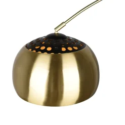 Lampade Da Terra-Selezionato da Mazzolaluce Piantana lampada ad arco cupola oro satinato