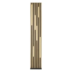 Lampade Da Terra-Selezionato da Mazzolaluce Piantana led di legno con pannello acustico telecomando app