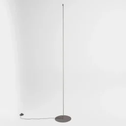 Lampade Da Terra-Gea Luce Piantana led 3000k ebony grigio titanio