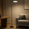 Lampade Da Terra-Selezionato da Mazzolaluce Piantana led nera moderna moderna luce orientabile