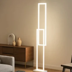 Lampade Da Terra-Perenz Illuminazione Piantana led 64w 3000k 4000k 6000k bianca moderna perenz