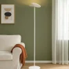Lampade Da Terra-Gea Luce Piantana moderna bianca orientabili dimmerabile