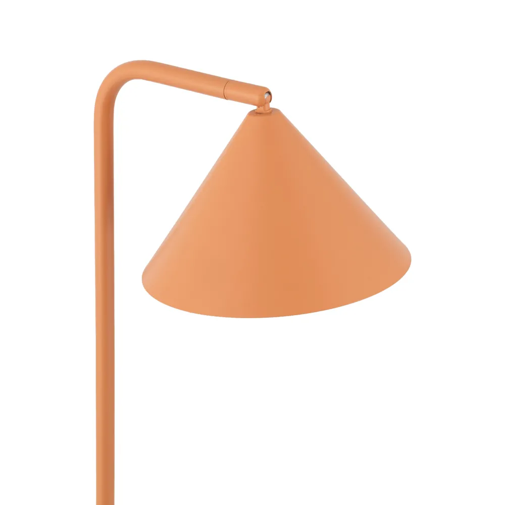 Lampade Da Terra-Selezionato da Mazzolaluce Piantana moderna da lettura arancione parabola orientabile