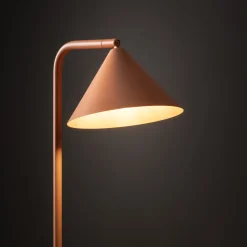 Lampade Da Terra-Selezionato da Mazzolaluce Piantana moderna da lettura arancione parabola orientabile
