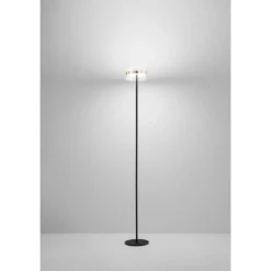 Lampade Da Terra-Perenz Illuminazione Piantana moderna da terra perenz aere vetro oro rosa led 3000k