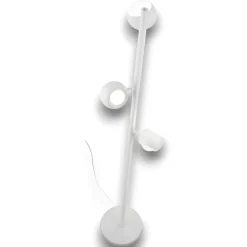 Lampade Da Terra-Selezionato da Mazzolaluce Piantana moderna 3 diffusori biemissione sfere orientabili led da 2700k a 6500k