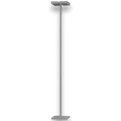 Lampade Da Terra-Top Light Piantana moderna luminosa grigio parabole orientabili