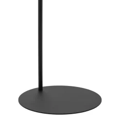 Lampade Da Terra-Selezionato da Mazzolaluce Piantana nera con paralume in tessuto moderna