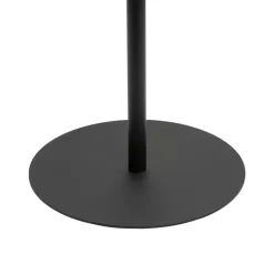 Lampade Da Terra-Selezionato da Mazzolaluce Piantana nera design moderna paralume cilindro tessuto nero intrecciato