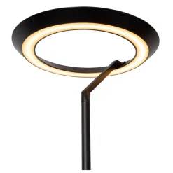 Lampade Da Terra-Selezionato da Mazzolaluce Piantana nera design moderna led 21w 2700k dimmerabile
