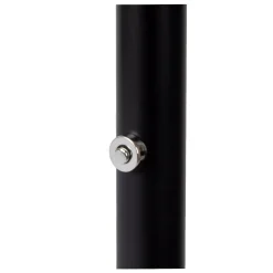 Lampade Da Terra-Selezionato da Mazzolaluce Piantana nera led 20w 3000k dimmerabile orientabile