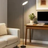 Lampade Da Terra-Perenz Illuminazione Piantana nera led 24w 3000k orientabile ophelia perenz