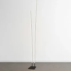 Lampade Da Terra-Top Light Piantana nera kawaii design moderna led cct dimmerabile