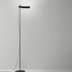 Lampade Da Terra-Perenz Illuminazione Piantana nera ultima led cct dimmerabile