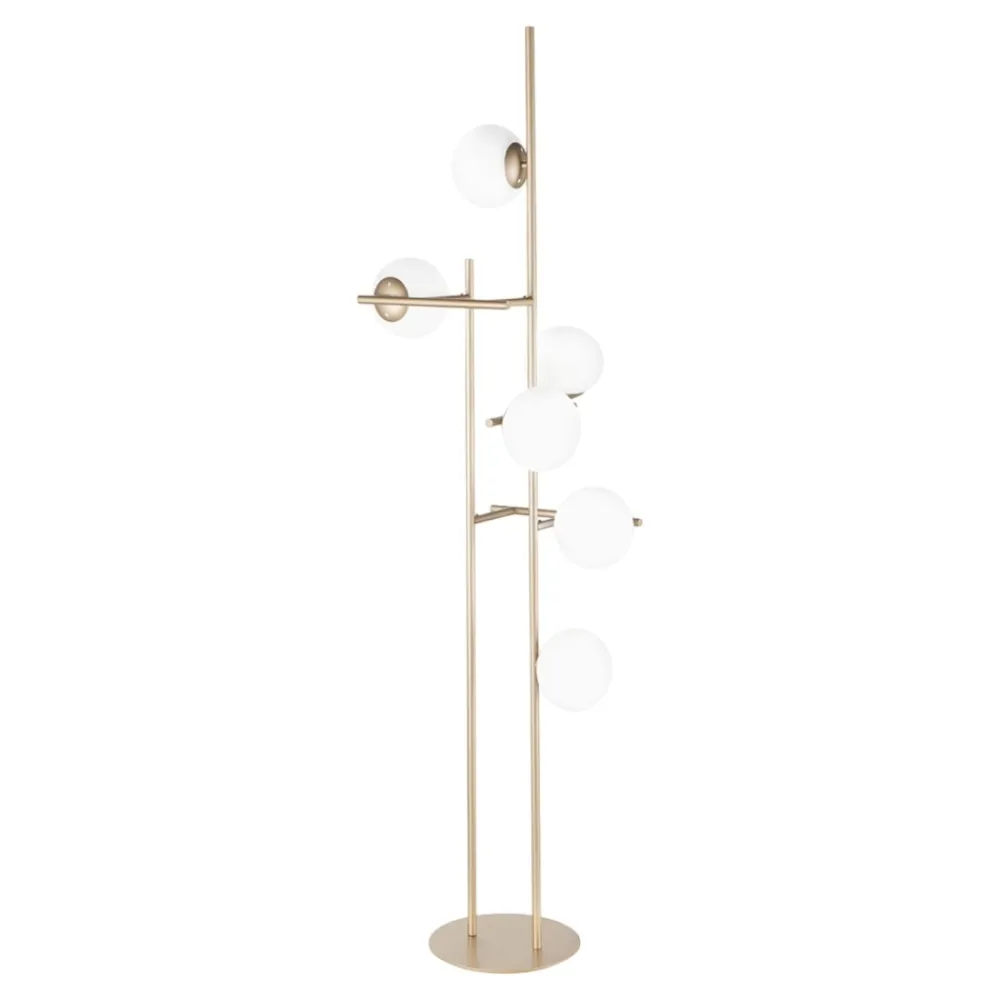 Lampade Da Terra-Ondaluce Piantana pt jewel oro