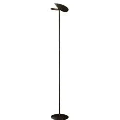Lampade Da Terra-Gea Luce Piantana orientabile nero moderna ping-pong