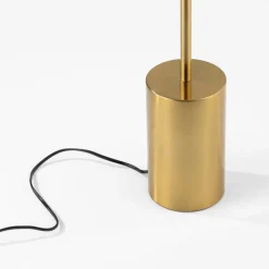 Lampade Da Terra-Selezionato da Mazzolaluce Piantana oro design minimale moderna led 17w 3000k