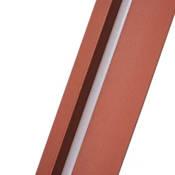 Lampade Da Terra-Selezionato da Mazzolaluce Piantana oro rosa design moderna per soggiorno doppio led dimmerabile