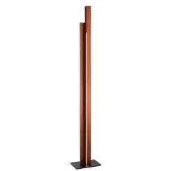 Lampade Da Terra-Selezionato da Mazzolaluce Piantana oro rosa design moderna per soggiorno doppio led dimmerabile