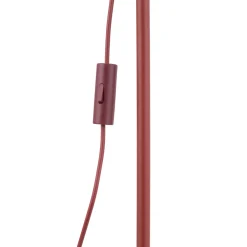 Lampade Da Terra-Selezionato da Mazzolaluce Piantana rossa design minimal da lettura per salotto