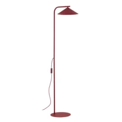Lampade Da Terra-Selezionato da Mazzolaluce Piantana rossa design minimal da lettura per salotto
