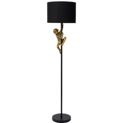 Lampade Da Terra-Selezionato da Mazzolaluce Piantana scimpanze scimmia oro