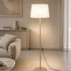 Lampade Da Terra-Selezionato da Mazzolaluce Piantana stelo sabbia paralume in tessuto beige