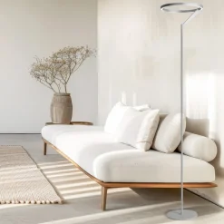 Lampade Da Terra-Vivida International Piantana titanio vivida meridiana moderna led 27w 3000k 4000k