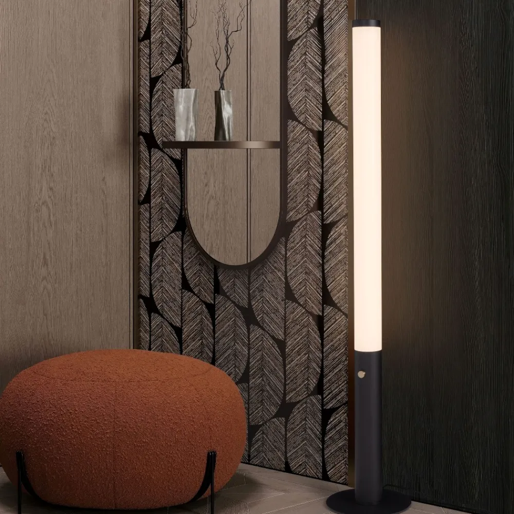 Lampade Da Terra-Selezionato da Mazzolaluce Piantana tubolare led 32w 3000k moderna dimmerabile