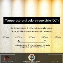 Lampade Da Terra-Selezionato da Mazzolaluce Piantana tubo led 26w 2700k 4000k dimmerabile moderna caffe