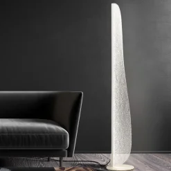 Lampade Da Terra-Selezionato da Mazzolaluce Piantana vela design moderna per soggiorno led 20w 3000k
