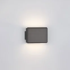 Applique Da Parete-Selezionato da Mazzolaluce Piccola applique da parete nickel led 3000k luce up&down