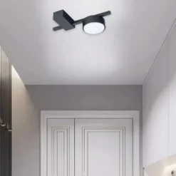 Plafoniere Moderne-Selezionato da Mazzolaluce Piccola plafoniera da cucina design moderno colore nero