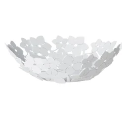 Soprammobili Moderni-Selezionato da Mazzolaluce Piccolo centrotavola design fiori di loto cucina moderna bianco marmo
