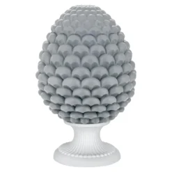 Soprammobili Moderni-Bongelli Preziosi Pigna siciliana h17cm grigio ceramica