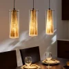 Lampadari Cucina-Eglo Pinto gold lampadario cucina colore oro con 3 luci pendenti