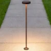 Lampioni Da Giardino-Linea Light Pistillo lampione da giardino ip65 marrone h91 cm