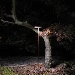 Lampioni Da Giardino-Linea Light Pistillo lampione da giardino ip65 marrone h91 cm