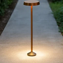 Lampioni Da Giardino-Linea Light Pistillo lampione da esterno marrone led 3000k ip65