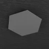 Accessori-Top Light Placca decoro grigio antracite per plafoniera hexagon