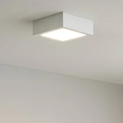 Plafoniere Moderne-Linea Light Plafone bianco box sq led 7w 4000k