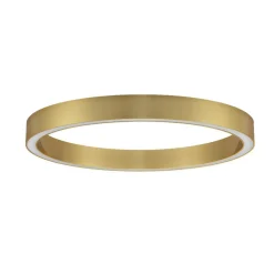 Lampadari Moderni-Selezionato da Mazzolaluce Plafoniera ad anello led 3000k dimmerabile oro 80cm