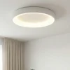 Plafoniere Moderne-Selezionato da Mazzolaluce Plafoniera anello bianca 38cm led 30w 2700k-5000k con telecomando app