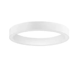 Plafoniere Moderne-Selezionato da Mazzolaluce Plafoniera anello bianco led 3000k dimmerabile 60 cm