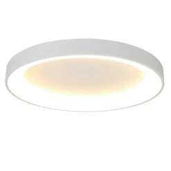 Plafoniere Moderne-Selezionato da Mazzolaluce Plafoniera anello 65cm bianco led 60w 2700k-5000k con telecomando app