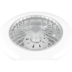 Ventilatori Da Soffitto-Selezionato da Mazzolaluce Plafoniera a ventilatore da soffitto bianca con luce silenzioso