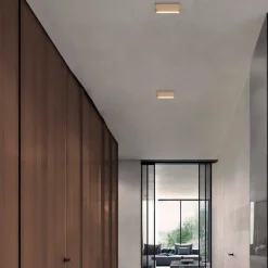 Plafoniere Moderne-Selezionato da Mazzolaluce Plafoniera bastoncino colore moca caffe led 11w 3000k dimmerabile